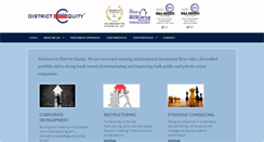 Desktop Screenshot of districtequity.com